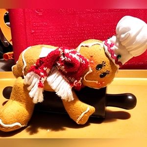Gingerbread decor rolling pin
